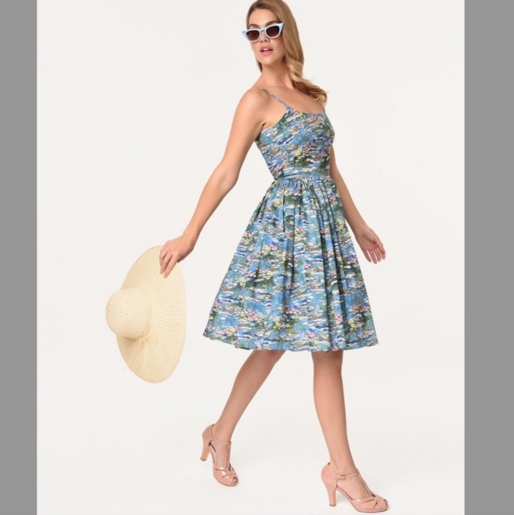 Bernie Dexter Chelsea dress in Monet print